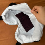 Black and Blue Heart Tote