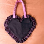 Ruffle Heart Tote