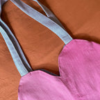 Pink and Blue Heart Tote