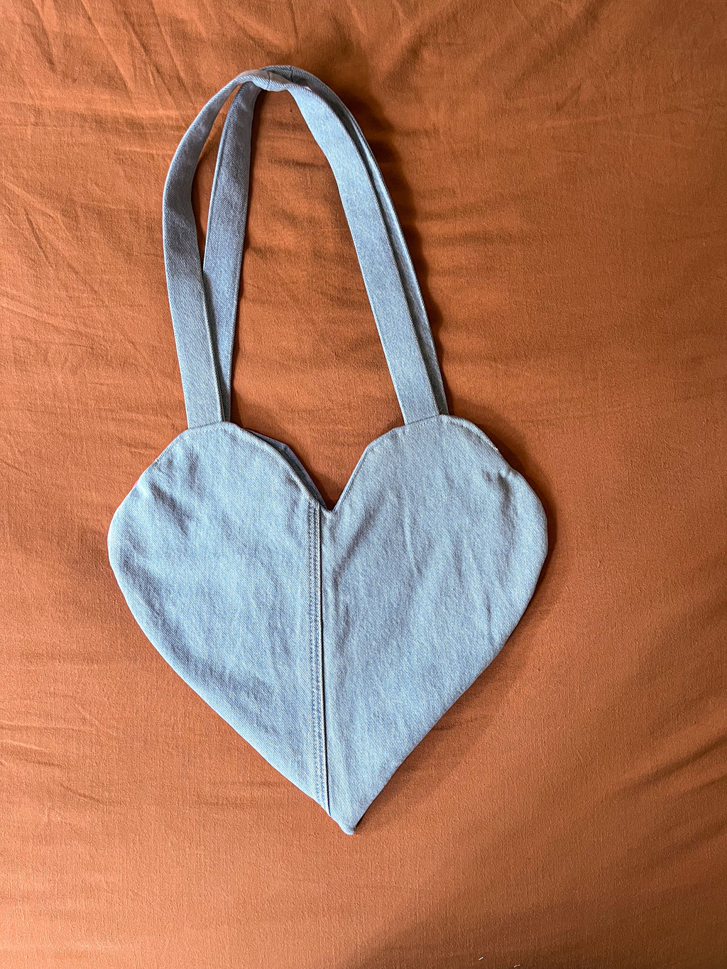 Pink and Blue Heart Tote