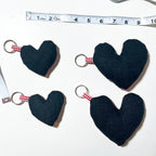 Scrap Puffy Heart Keychain