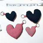 Scrap Puffy Heart Keychain