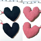 Scrap Puffy Heart Keychain