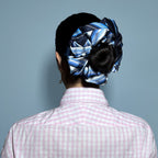 100% Silk Tie Scrunchie