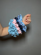 100% Silk Tie Scrunchie