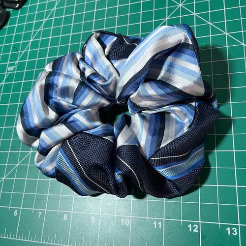 100% Silk Tie Scrunchie