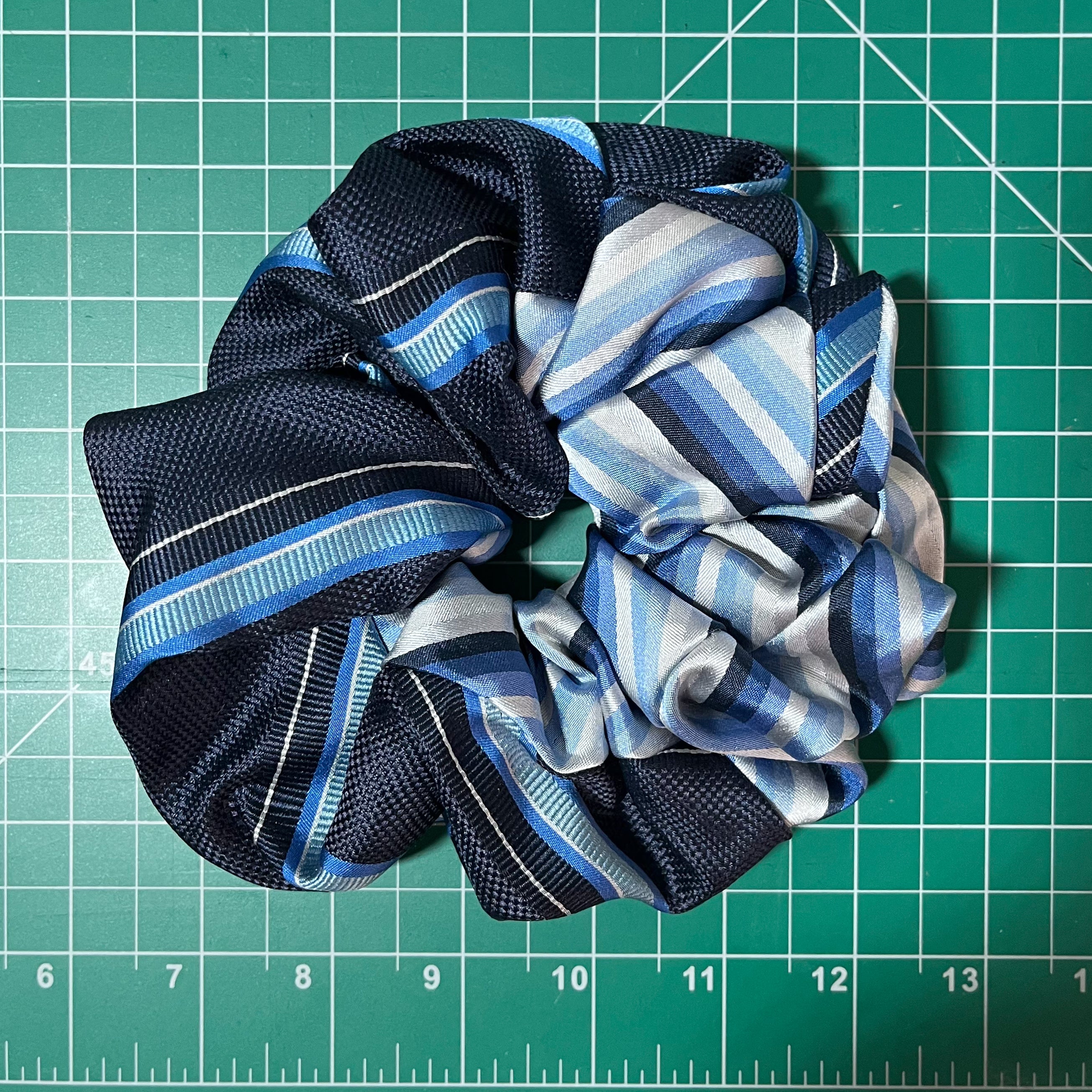 100% Silk Tie Scrunchie