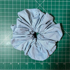 Dusty Blue 100% Cotton Sheet Scrunchie